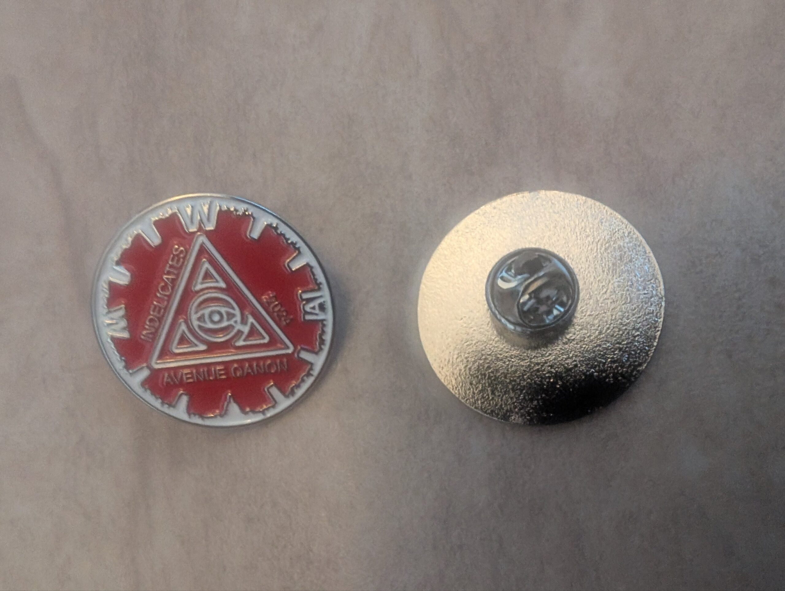 Avenue QAnon Pin Badge - Image 2