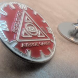 Avenue QAnon Pin Badge
