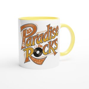 Paradise Rocks Mug – Iconic Snake & Pineapple Design, Ceramic 11oz, Dishwasher & Microwave Safe